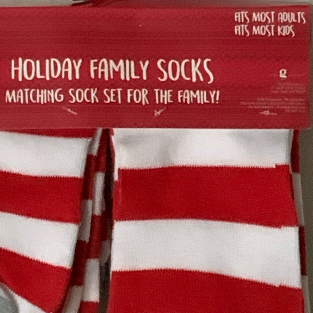 Holiday Family Christmas Socks Entire Family Socks 4 Pack - Picture 13 of 16